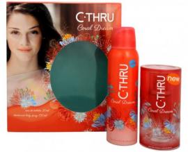 C-THRU - Coral Dream - toaletní voda s rozprašovačem 30 ml + deodorant ve spreji 150 ml