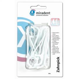 Miradent - Párátko s dentálním vláknem Zahnpick