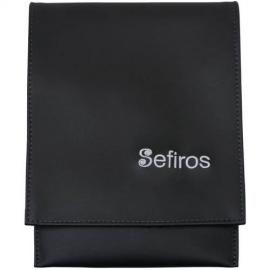 Sefiros - Luxusní pouzdro na kosmetické štětce se stříbrným logem