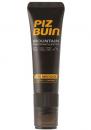 Piz Buin - Slnečný krém SPF 15 a ochranný balzám na pery SPF 30 2 v 1