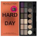 Makeup Revolution - Limitovaná paletka 18 očních stínů Hard Day