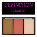 Makeup Revolution - Konturovací a rozjasňovací paletka I LOVE MAKEUP (I Heart Definition) 11 g
